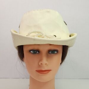 Misty Mountain Bosun White Canvas Outdoors Unisex Hat (XL)